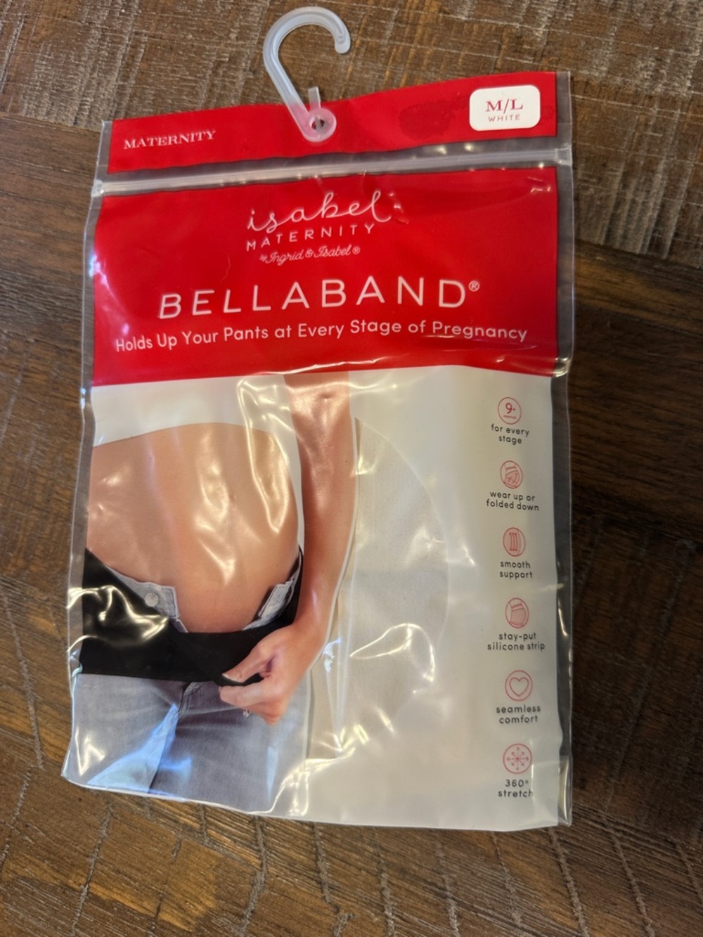 Isabel Maternity by Ingrid & Isabel White Bellaband Packaged